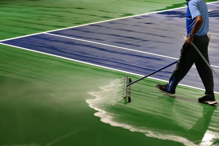 Tennis Court Cleaning in Virginia | Tritons Pressure Washing
